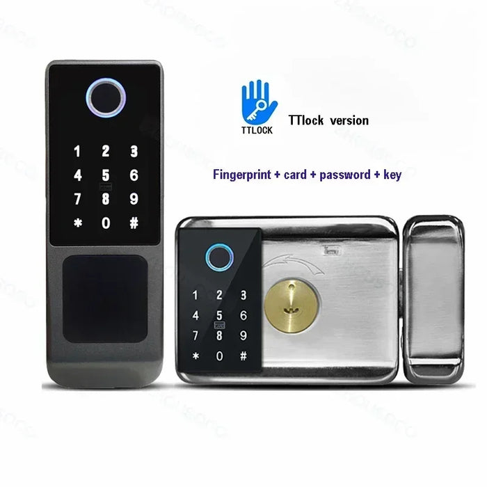 C3 Smart Door Lock with multiple access options and secure electronic system