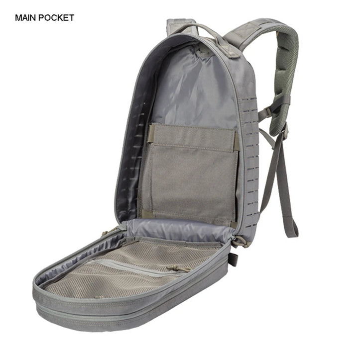 Gray 35L Outdoor Sports Backpack – MOLLE Compatible