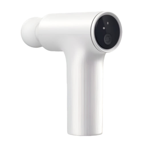 Portable-Muscle-Massage-Gun-White-With-3-Heads