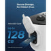 Wire-free security camera powered by solar panel with 4K Ultra HD resolution and custom alerts