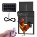 Convenient, safe, and energy-efficient upgrade for backyard poultry keepers 
