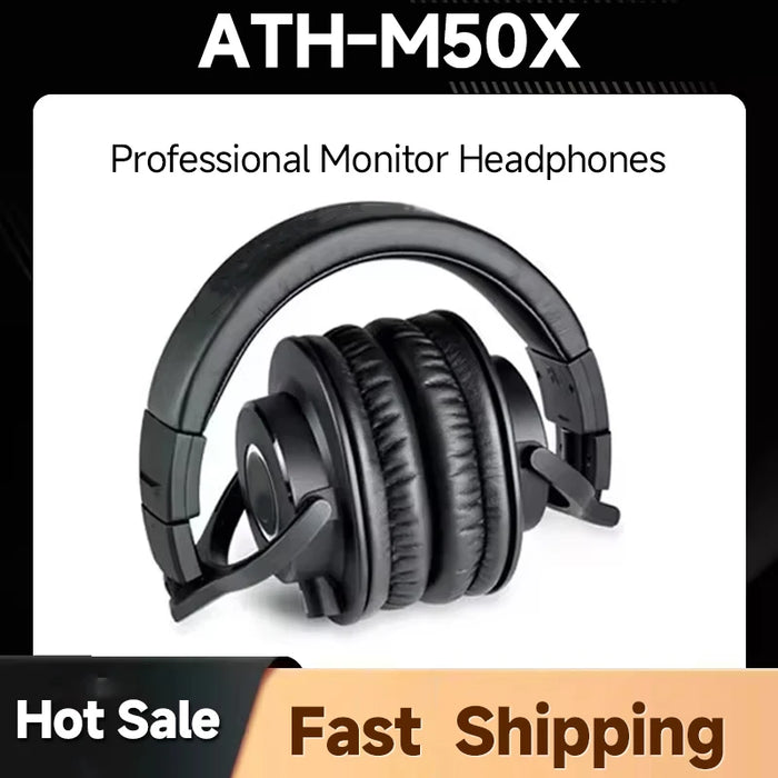 Wired Studio Monitor Headphones with Removable Cable