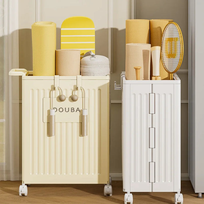 Yoga Mat Storage Basket Cream White