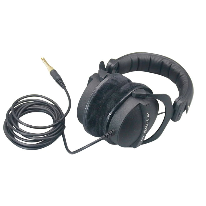 Closed-Back Studio Monitor Headphones with 3.5mm & 6.3mm Adapters DT770 PROX 250 Ohms