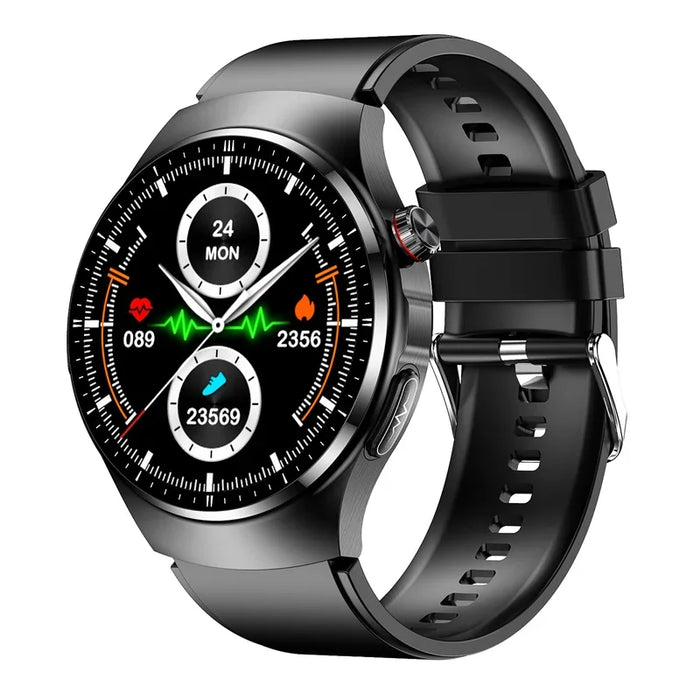 Smart Watch Black Steel with Call, Heart Rate & Sleep Tracker Black Steel