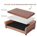 Elevated design pet sofa bed to keep pets away from cold floors