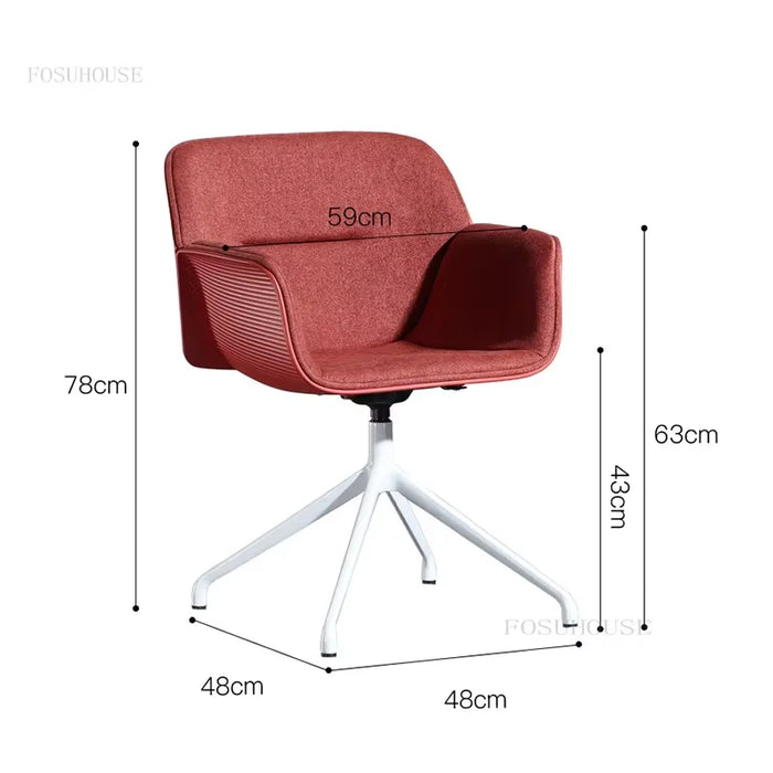 Aluminum Alloy Office Chair, Rotatable, 2-Color Options