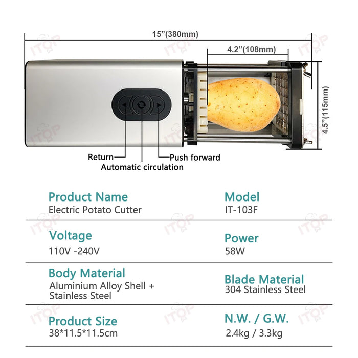 Electric Vegetable Cutter and Slicer for Home Kitchens