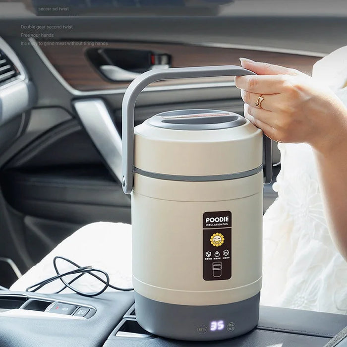 1.6L Portable Electric Lunch Box with Adjustable Temperature  home car