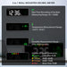4-in-1 decibel meter with adjustable brightness LED display