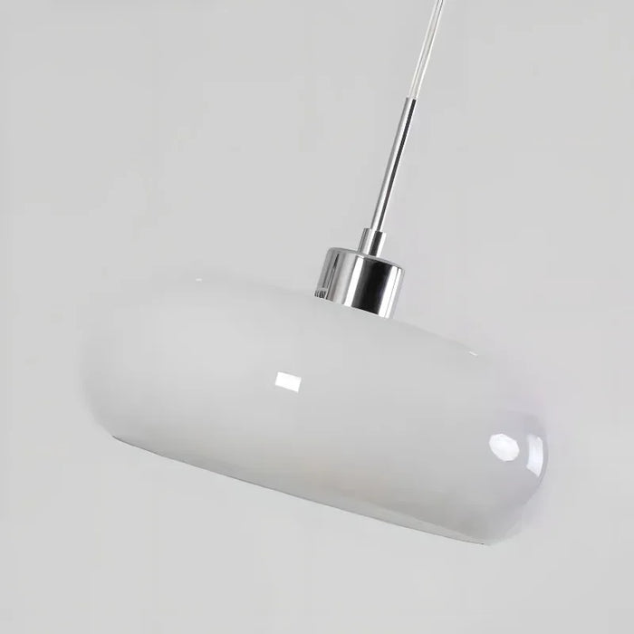 Decorative White LED Pendant Light – Modern Retro Style, AC Powered Orange