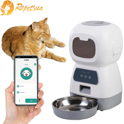 35L automatic pet feeder with precise portion control