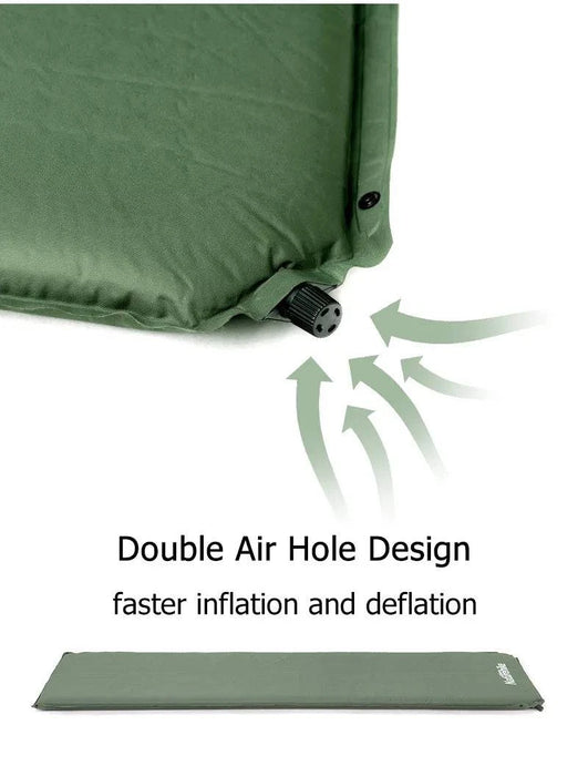 Built-in Inflator Pump for Easy, Tool-Free Inflation