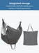 Versatile and comfortable hammock chair for gardens, balconies, and outdoor trips