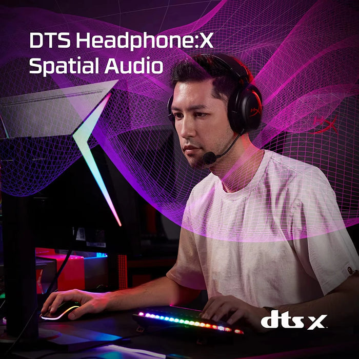 Head Mounted Wireless Gaming Headset with Surround Sound