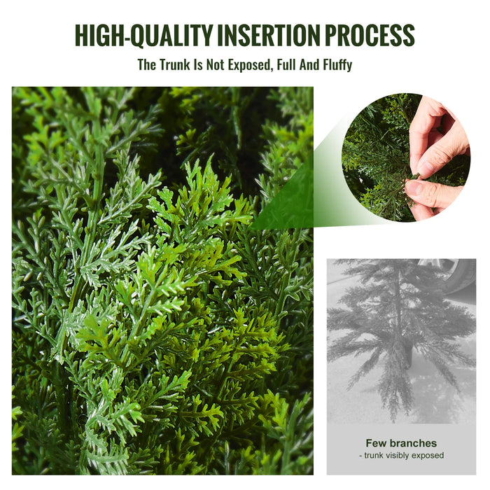 Low Maintenance 36in Artificial Cedar Topiary Tree perfect for Busy Individuals