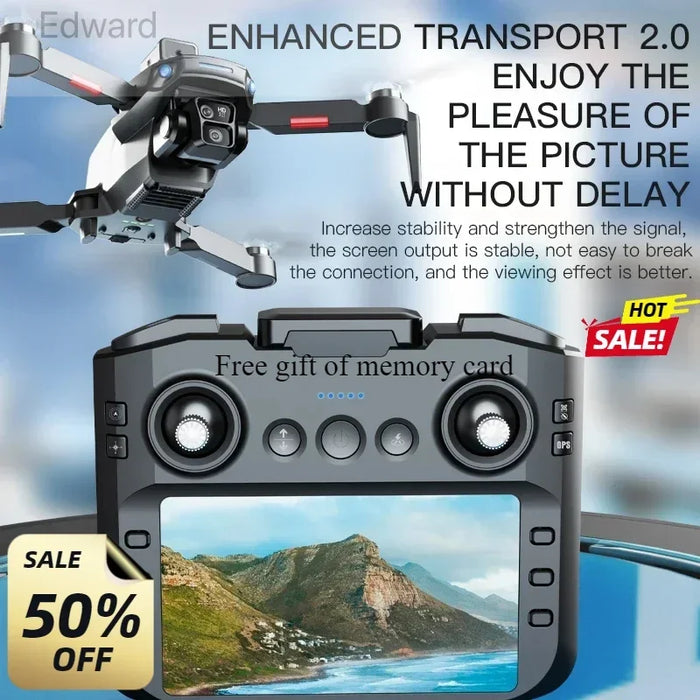 Remote Control 4K Drone with Screen and Foldable Design