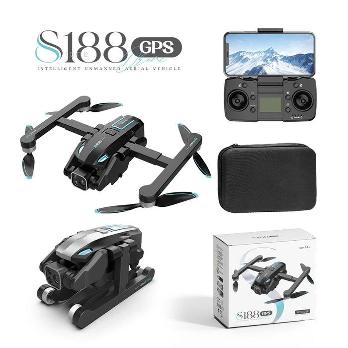 GPS Drone with 6K Dual Camera & Obstacle Avoidance