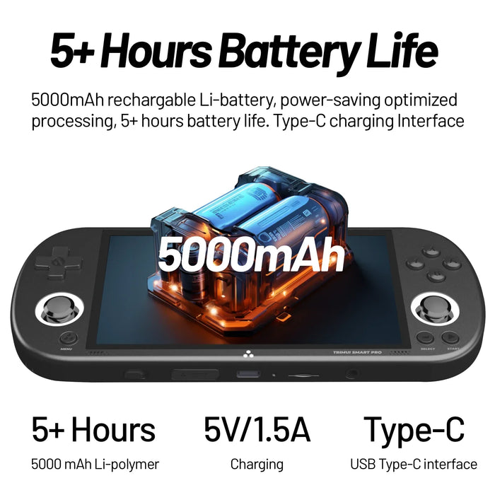 Handheld Game Console 5'' IPS Screen Linux System - Displaying 495'' IPS screen with high resolution