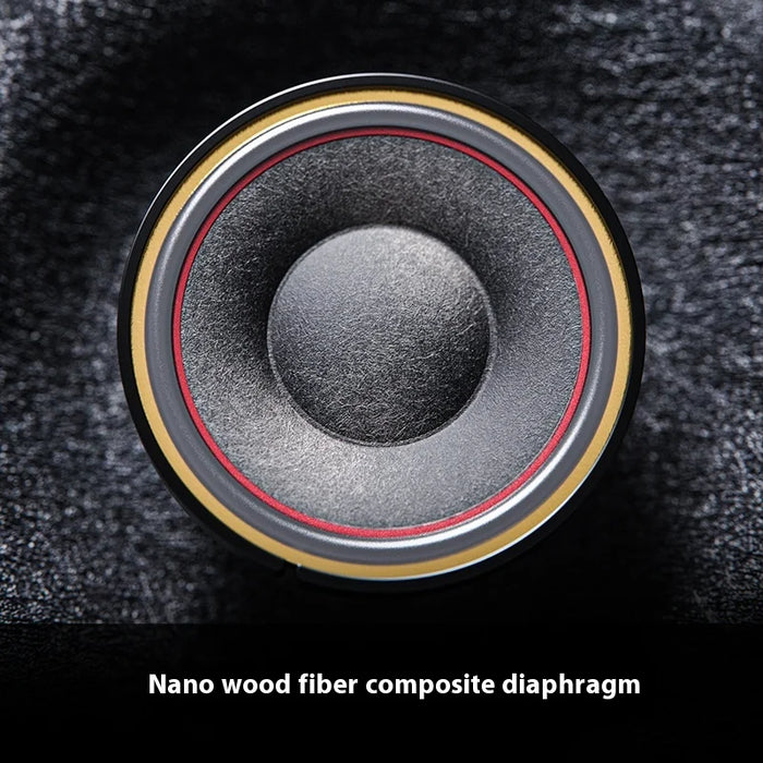 Studio-Grade Over-Ear Wired Headphones with Nanowood
