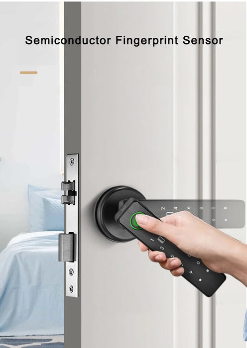 Aluminium Alloy Fingerprint Door Lock for Enhanced Security