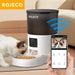 Automatic Cat Feeder with Camera - Smart Video Pet Food Dispenser for remote monitoring of pet feeding