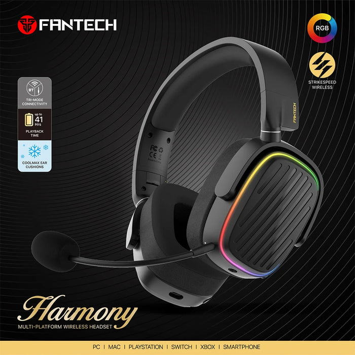 Rechargeable Bluetooth Gaming Headphones