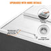 Stainless steel drop-in ice chest cooler with dimensions 24Lx18Wx13H
