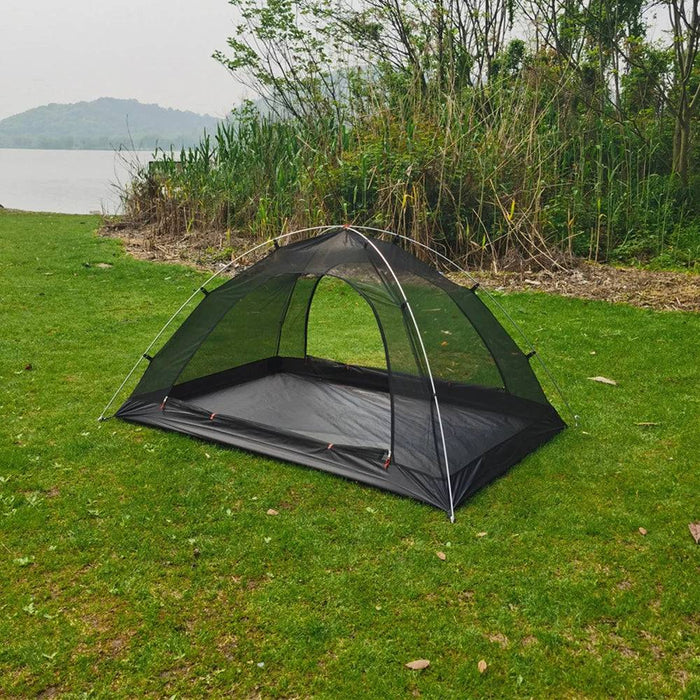 Water-Resistant Base 2-Person Ultralight Mosquito Net Tent with Durable PU Layer for Enhanced Moisture Protection