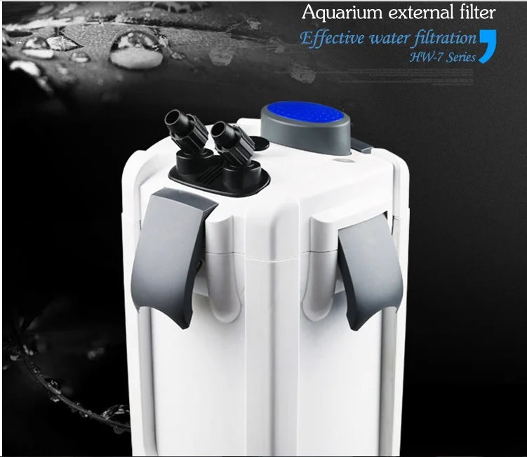 1000L/h UV-C External Aquarium Filter White