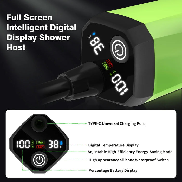 Multi-Use Functionality Camping Shower System