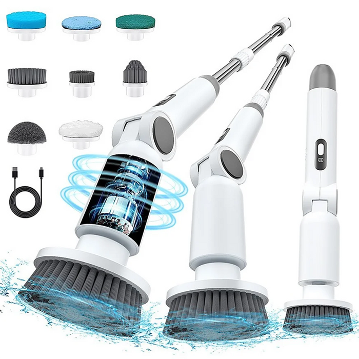 Cordless Rotating Cleaning Brush for Bathroom & Kitchen