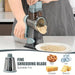 Rotary Manual Cheese Grater with 3 Interchangeable Blades for Easy Grating