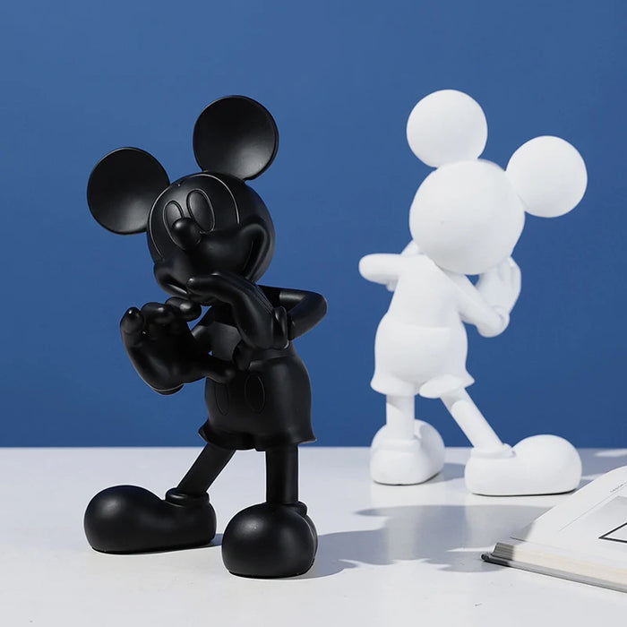 Aesthetic Resin Cartoon Style Statue for Living Room Decor