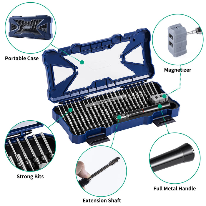 Ergonomic design with anti-slip grip for better control
