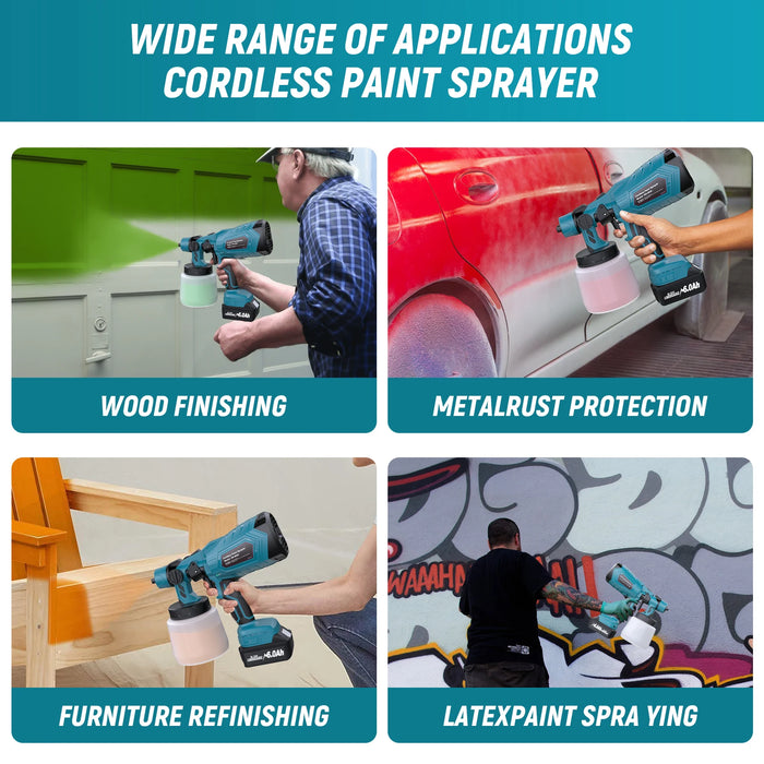 Three nozzle sizes for different viscosities and coatings