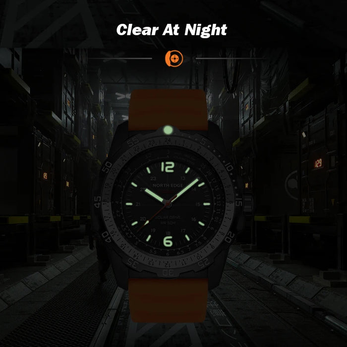 Watch Waterproof Outdoor with Altimeter Black