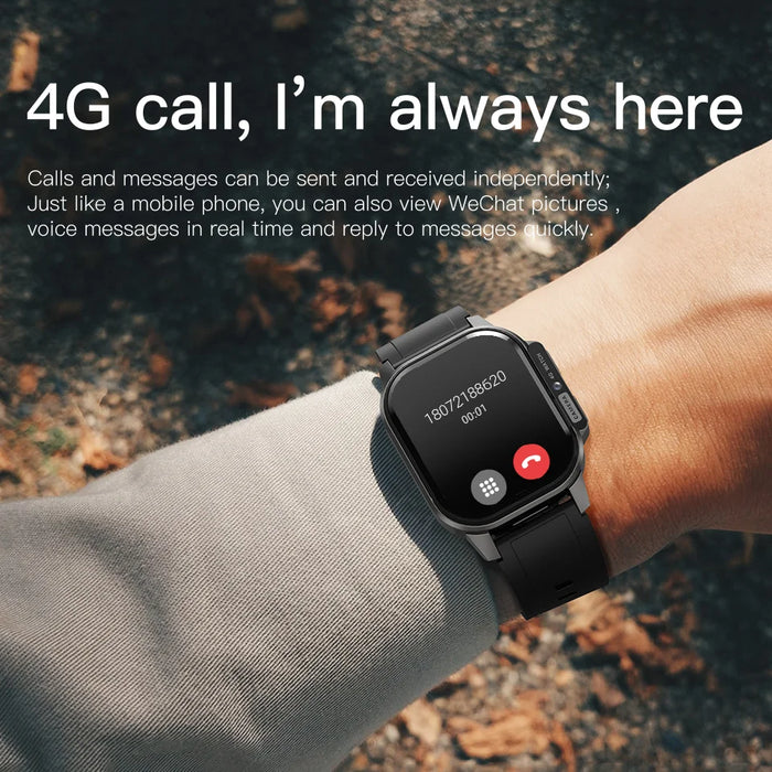 4G Android Smartwatch with GPS, AMOLED Display & 16GB Storage