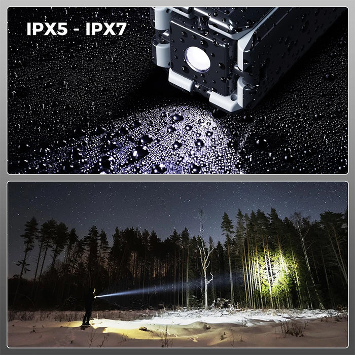 Bright Magnetic LED Lantern for Outdoor Adventures