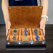 6-slot organizer for safe and accessible watch storage