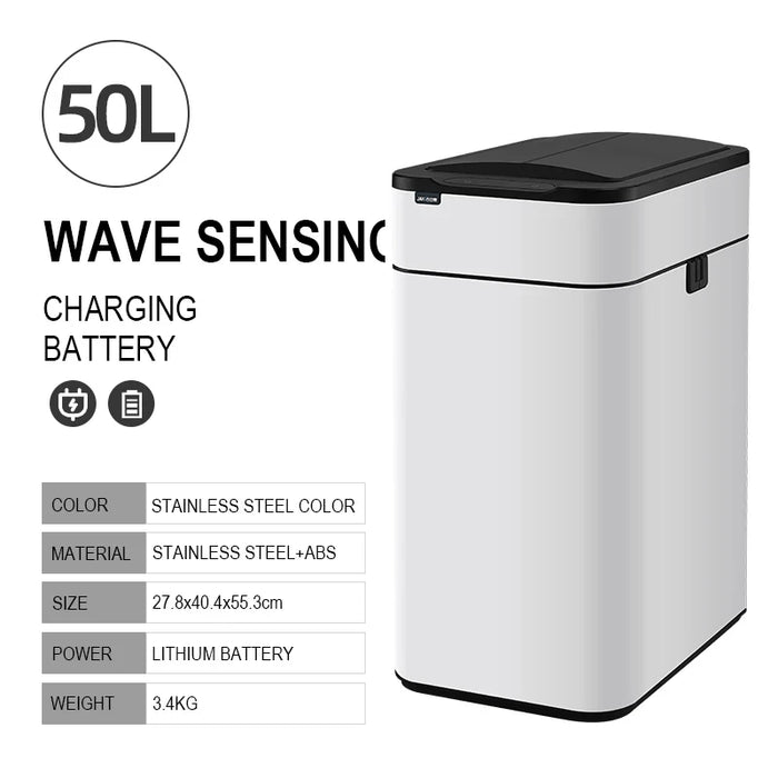 50L Automatic Touchless Kitchen Waste Bin