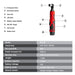Compact and ergonomic design for ease of use in tight spaces