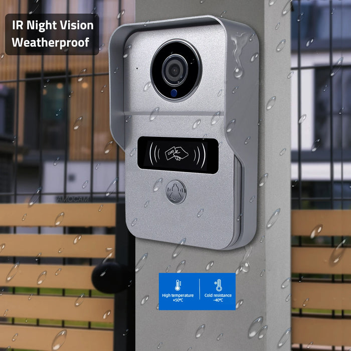 10.1" Smart Video Doorbell System with 1080P Camera