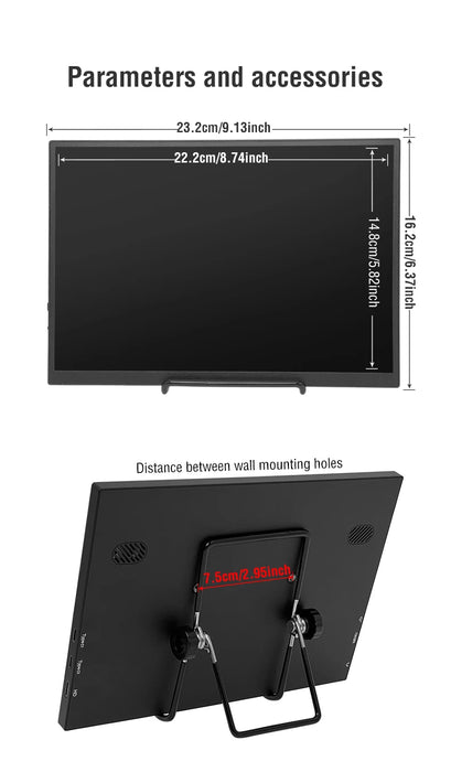 10.5-Inch Portable Monitor 1280P HDR Display for Laptop or Console