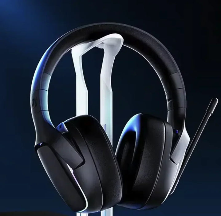 Wireless Gaming Headset Black with Mic and Noise Reduction