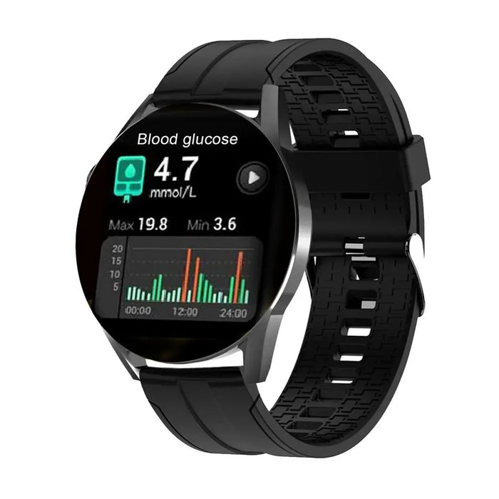 Waterproof Health Smartwatch with Blood Glucose Monitor and 20 Exercise Modes