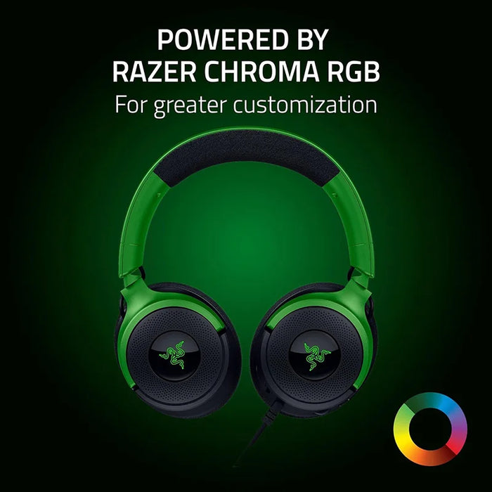 Wired RGB Gaming Headset for PC & Console – Minecraft Style