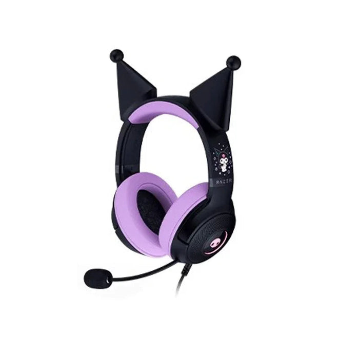 Wired Kuromi Headset with RGB Lights, TriForce Drivers & Mic