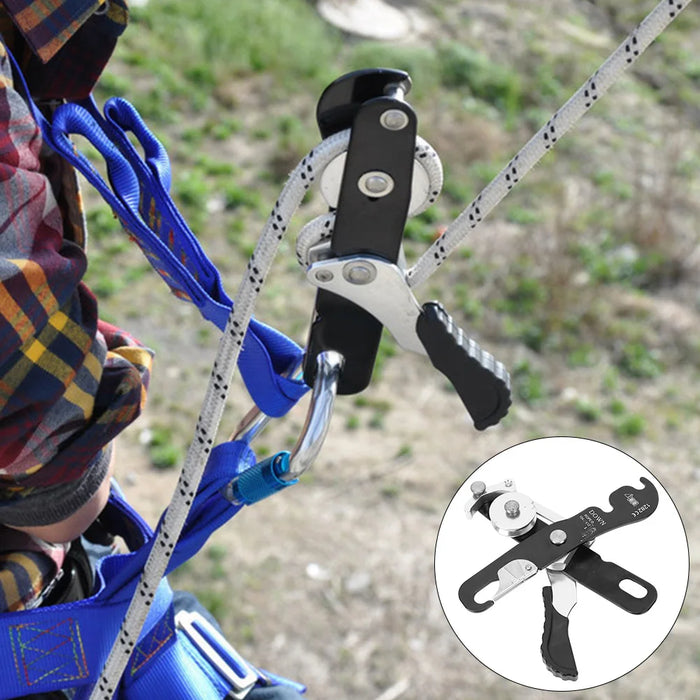 Enhanced Friction Control Rope Clamp for Smooth and Controlled Descent