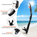 Anti-Fog Pink PC Lens Scuba Diving Mask and Dry Snorkel Set
